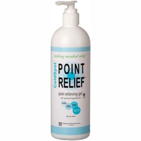 Fabrication Enterprises Point ReliefÂ ColdSpot Pain Relief Gel, 16 oz. Pump Bottle 11-0710-1